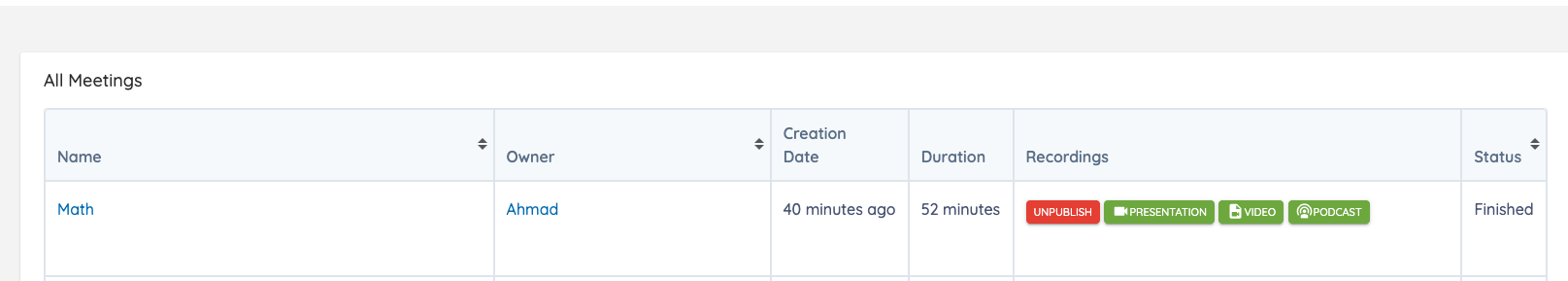 Recording badges: Presentation, Video, Podcast
